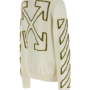 Off White Diag Outline Sweater
