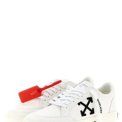 Off White Vulcanized Sneakers