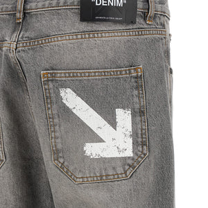 Off White Half Arrow Diag Slim Jeans