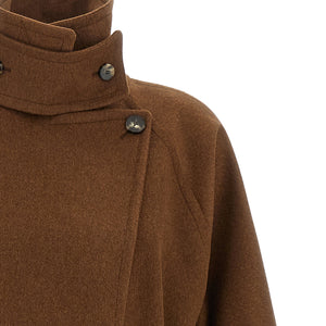 Alberto Biani Double-breasted Belted Coat