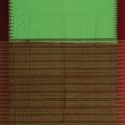 Green Handwoven Orissa Cotton Saree