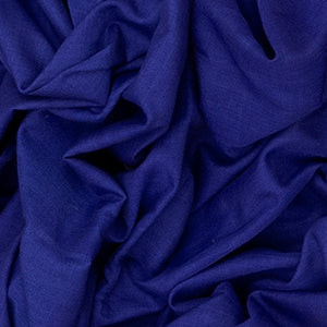 Blue Handwoven Orissa Cotton Saree With Dotted Stripes in Contrast Beige Border & Pallu-Blue