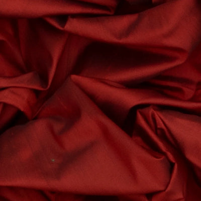 Red Handloom Orissa Silk Saree With Floral Maroon Pallu-Red