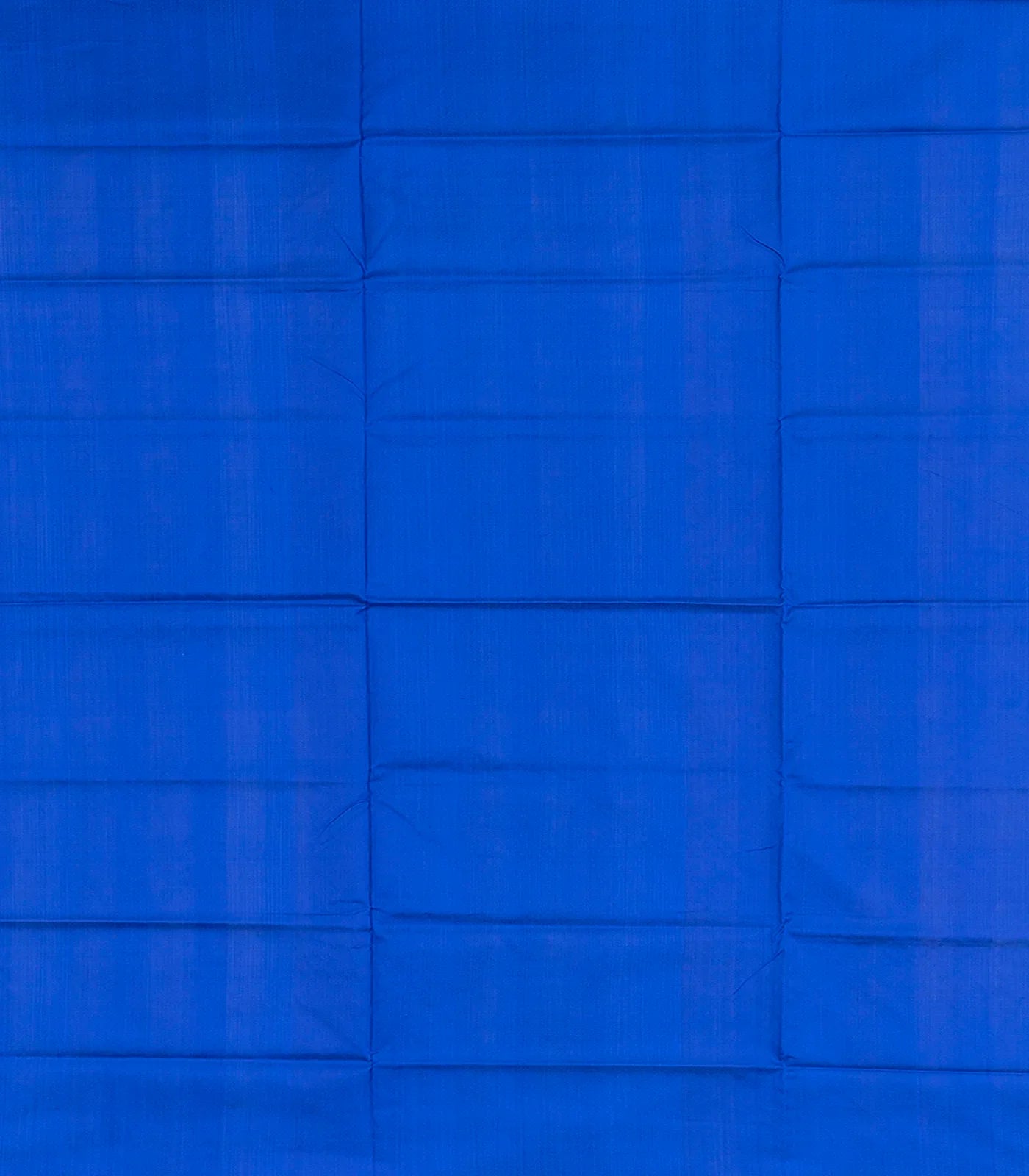 Blue Handloom Orissa Silk Saree With Spearhead Motifs & Temple Border-Blue