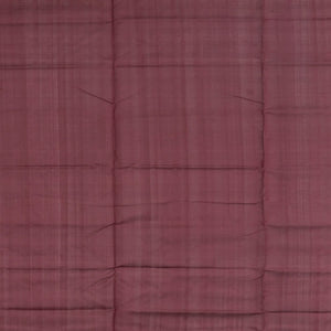 Mustard Handloom Orissa Silk Saree With Checks & Maroon Temple Border-Mustard
