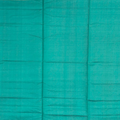 Mango Yellow Handloom Orissa Silk Saree With Checks & Fish Motifs-Mango Yellow