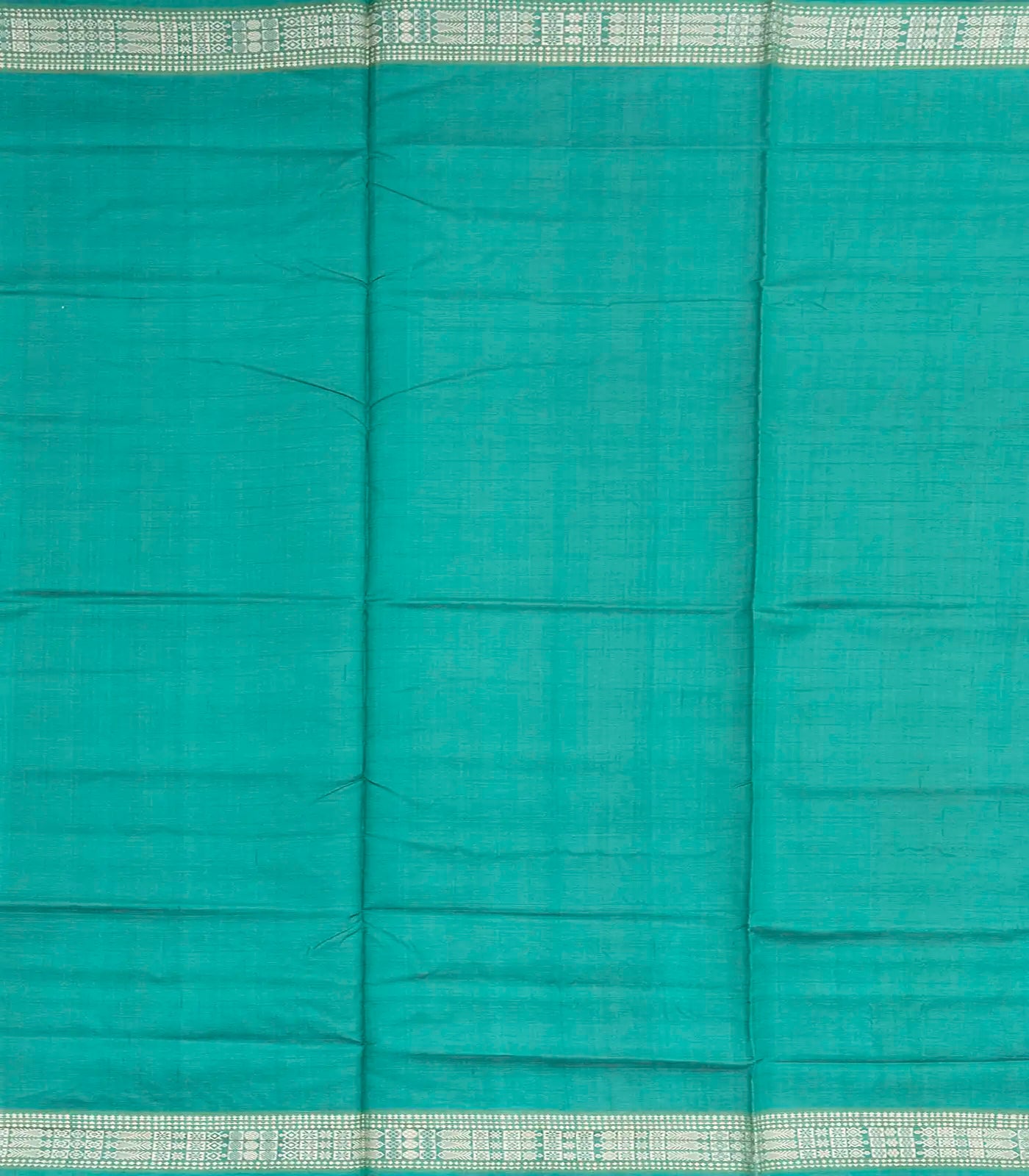 Mango Yellow Handloom Orissa Silk Saree With Checks & Fish Motifs-Mango Yellow