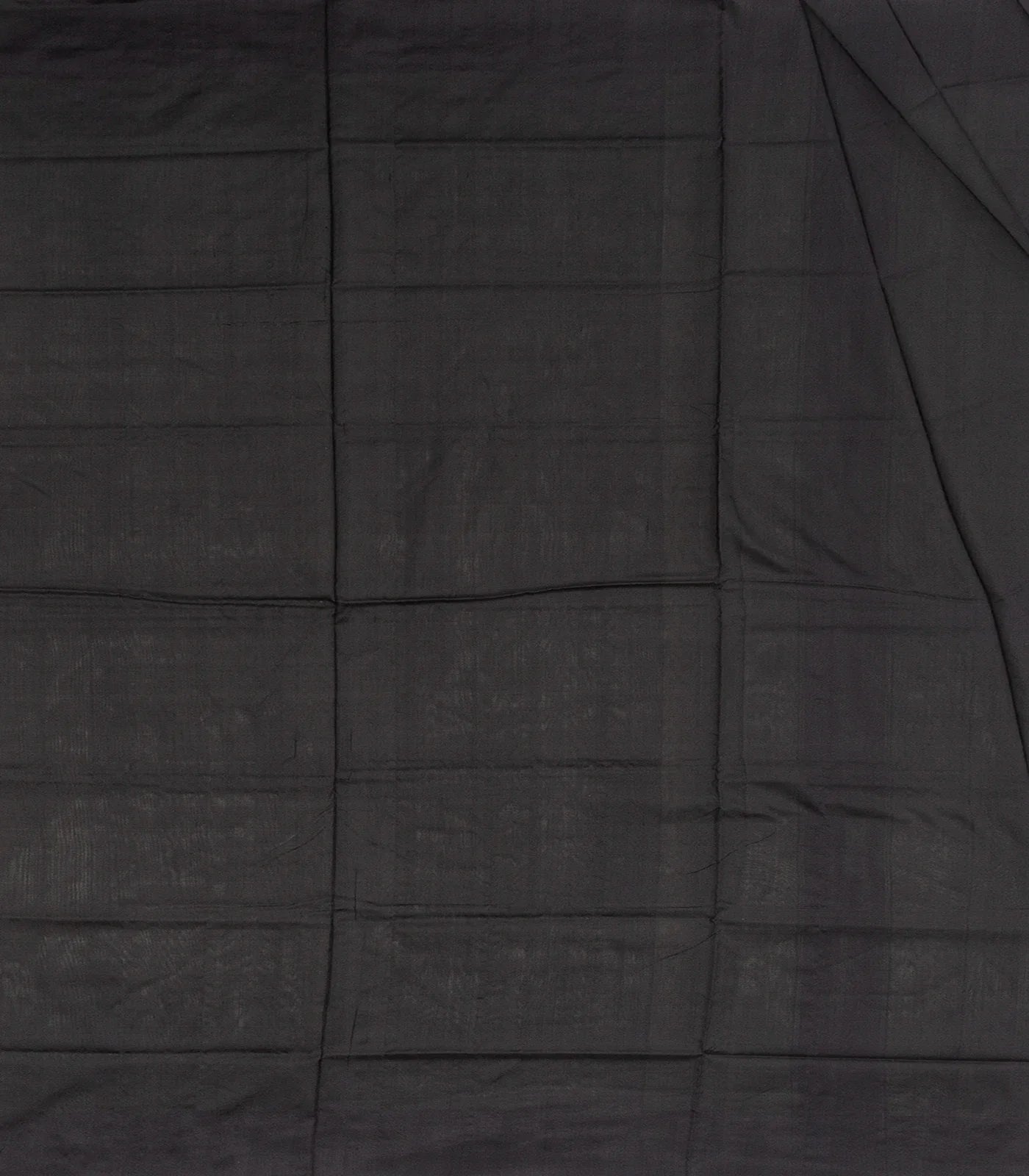 Cream Handloom Orissa Silk Saree With Temple Border & Stripped Pallu-Cream