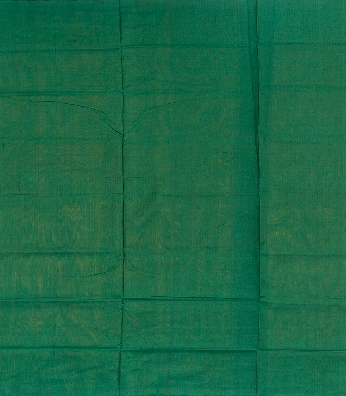 Lime Yellow Handloom Orissa Silk Saree With Temple Border & Stripped Pallu-Lime Yellow