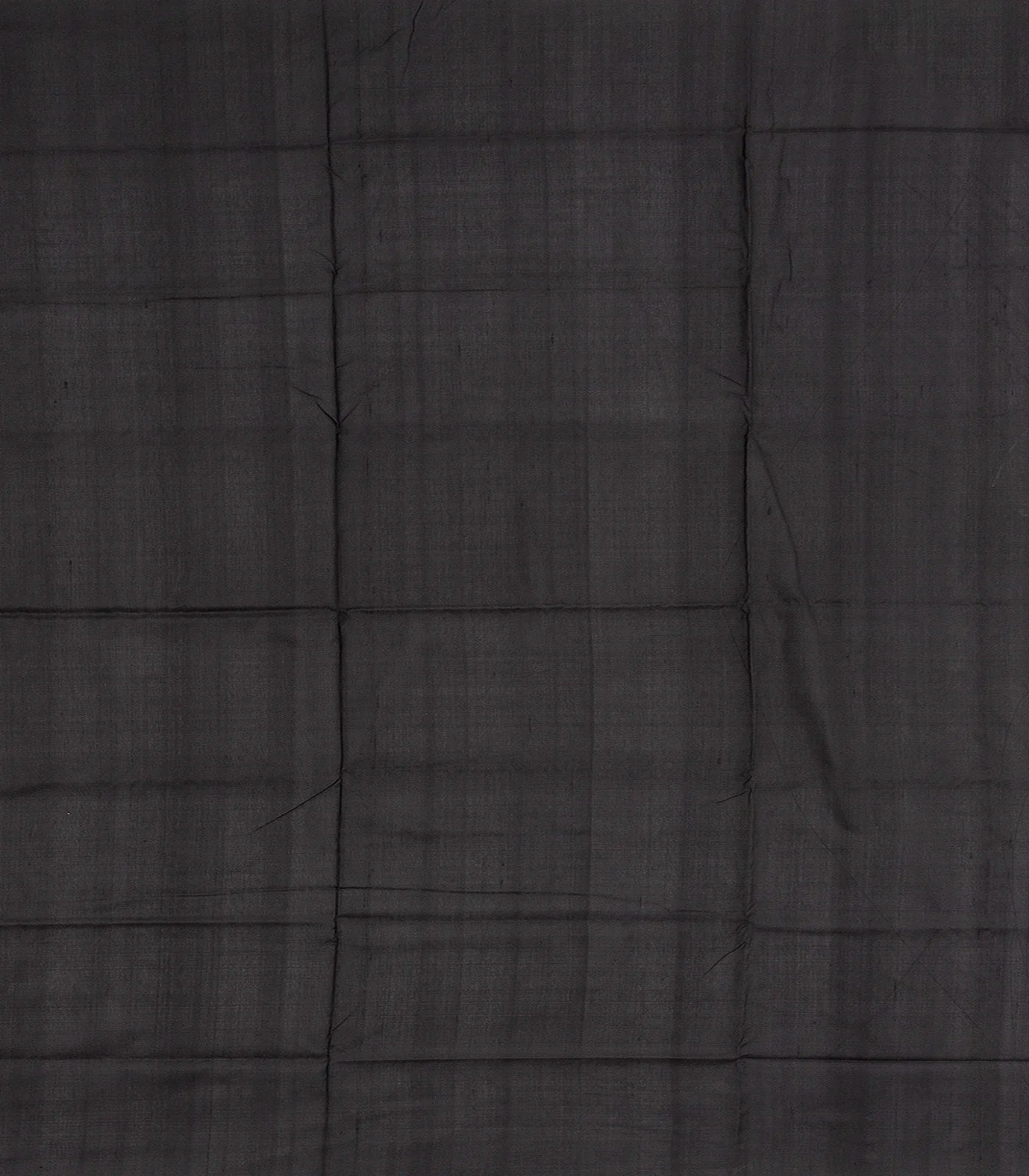 Red Handloom Orissa Silk Saree With Temple Border & Stripped Pallu-Red