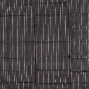 Red Handloom Orissa Silk Saree With Spearhead Motifs & Stripes-Red