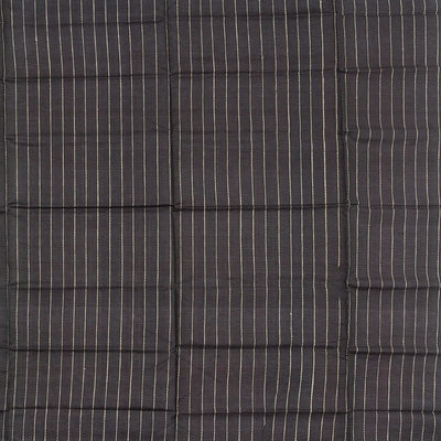 Red Handloom Orissa Silk Saree With Spearhead Motifs & Stripes-Red