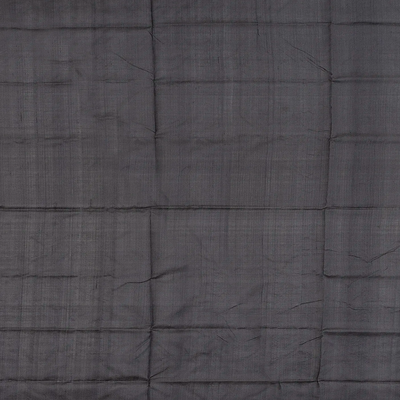 Red Handloom Orissa Silk Saree With Elephant & Floral Motifs In Pallu-Red