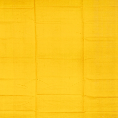 Purple Handloom Orissa Silk Saree With Floral Motifs & Contrast Yellow Border-Purple