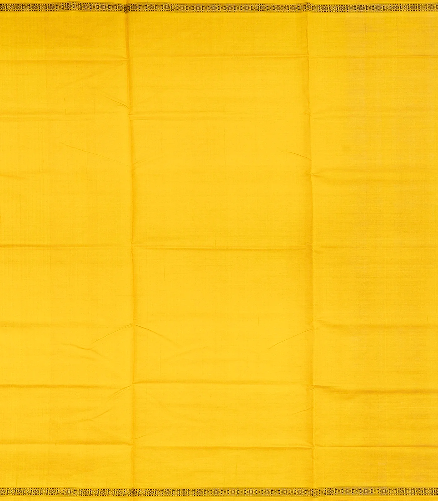 Purple Handloom Orissa Silk Saree With Floral Motifs & Contrast Yellow Border-Purple