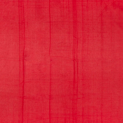 Maroon Handloom Orissa Cotton Saree With Ikat Floral Motifs-Maroon