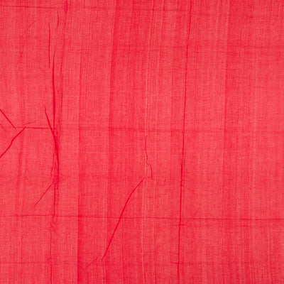 Sandal Handloom Orissa Cotton Saree With Red Temple Border-Sandal