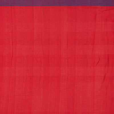 Navy Blue Handloom Orissa Cotton Saree With Tie & Dye Motifs-Navy Blue