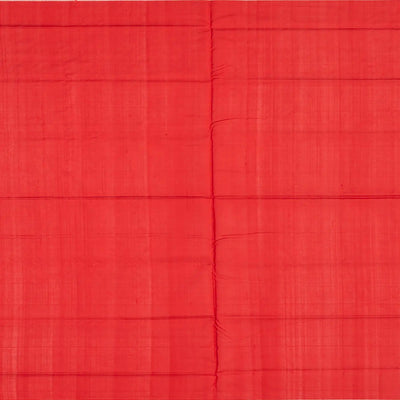 Black Handloom Orissa Ikat Silk Saree With Red Border-Black