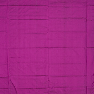 Lavender Handloom Orissa Ikat Silk Saree With Pink Border-Lavander