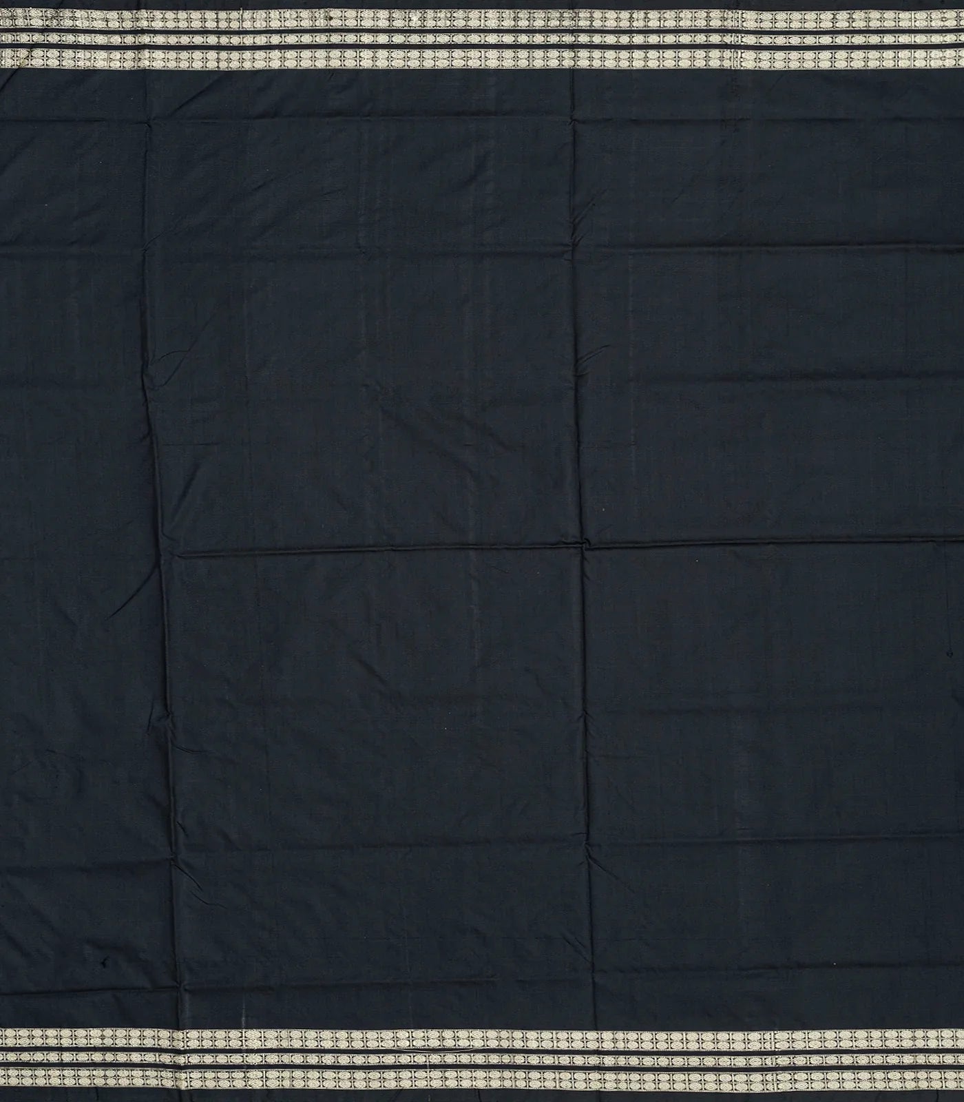 Lavender Handloom Orissa Silk Saree With Black Border-Lavander