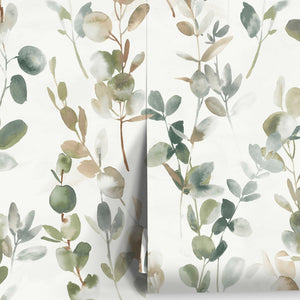 Joyful Eucalyptus Wallpaper by Candice Olson