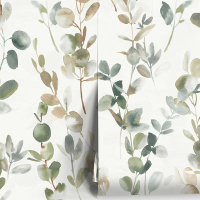 Joyful Eucalyptus Wallpaper by Candice Olson