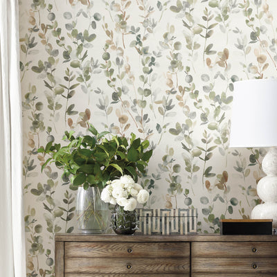 Joyful Eucalyptus Wallpaper by Candice Olson