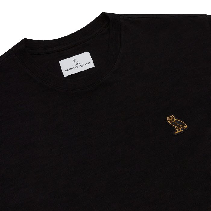 Ovo Classic Slub T-shirt Black