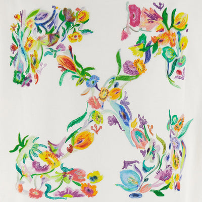 Off White Arrow Glowing Flower T-shirt