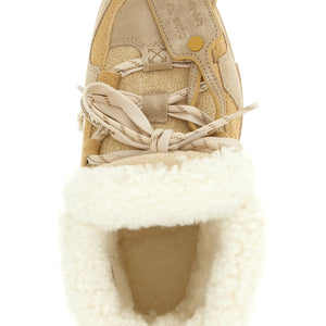 Off White Winter Ankle Boots