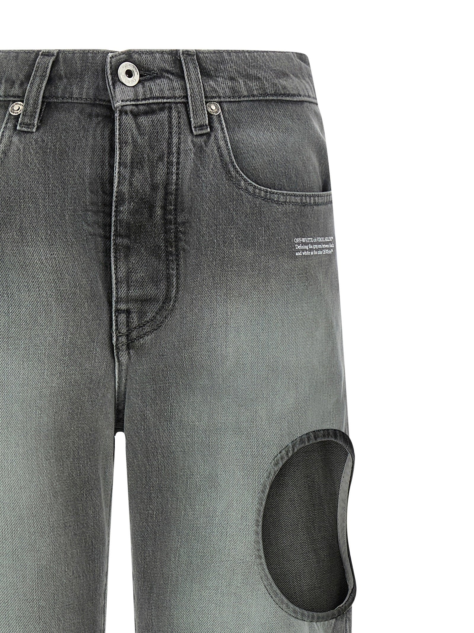 Off White Spray New Meteor Jeans