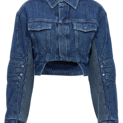 Off White Motorcycle Denim Jacket