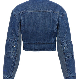 Off White Motorcycle Denim Jacket