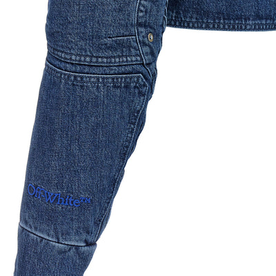 Off White Motorcycle Denim Jacket