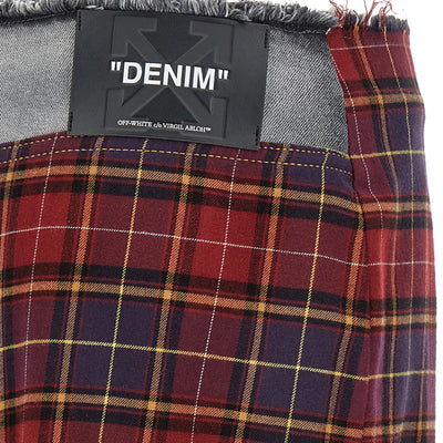 Off White Patchwork Skirt