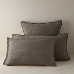 Ojai Cotton Matelassé Sham by Pom Pom at Home
