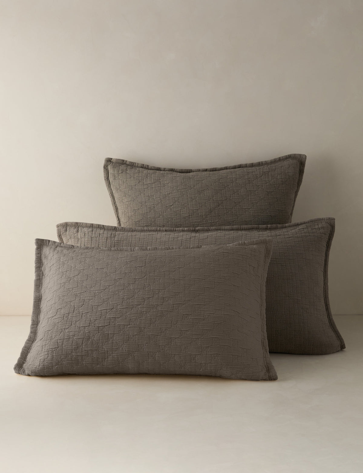 Ojai Cotton Matelassé Sham by Pom Pom at Home