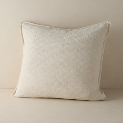 Ojai Cotton Matelasse Euro Sham by Pom Pom at Home