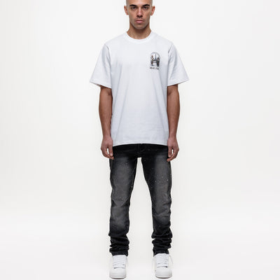 MAGIRI Ombre Slim Black Jeans