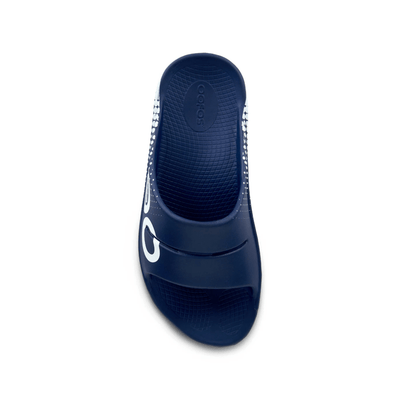 Oofos OOahh Sport Slide Sandal Navy