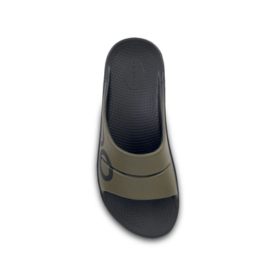 Oofos OOahh Sport Slide Sandal Tactical Green