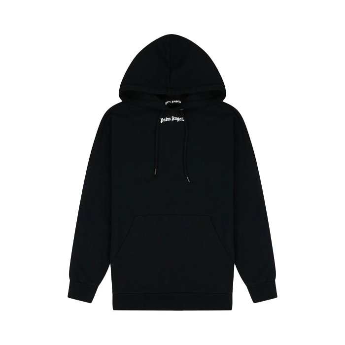 Palm Angels Over The Head Logo Hooded Sweatshirt