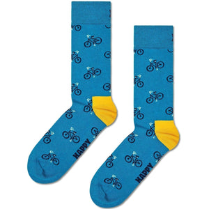 Happy Socks Unisex Bike Crew Length Socks for Women and Men