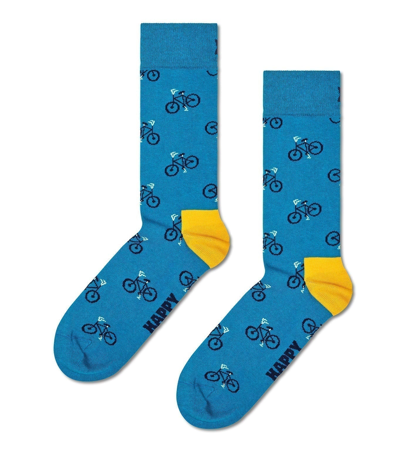 Happy Socks Unisex Bike Crew Length Socks for Women and Men