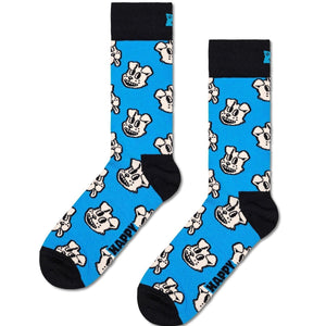 Happy Socks Unisex Doggo Crew Length Socks for Women and Men
