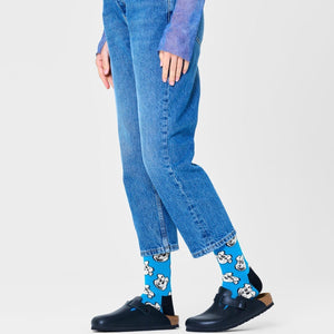 Happy Socks Unisex Doggo Crew Length Socks for Women and Men