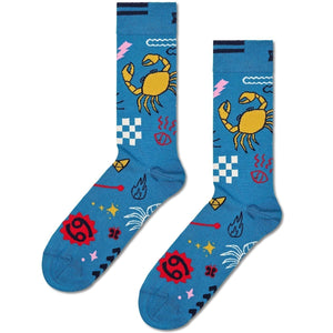 Happy Socks Unisex Cancer Crew Length Socks for Women and Men