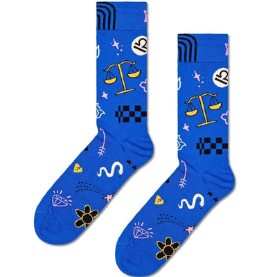 Happy Socks Unisex Libra Crew Length Socks for Women and Men