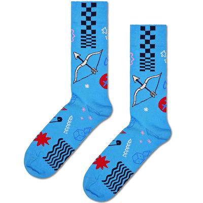 Happy Socks Unisex Sagittarius Crew Length Socks for Women and Men